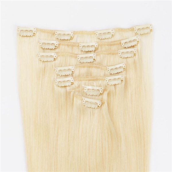 Russian Hair Extensions USA China Remy Human Clips On Hair Extensions Manufactures LM358 